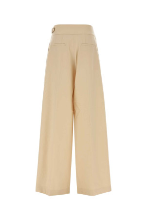 Sand stretch wool Valiant wide-leg pant ZIMMERMANN (9303PF261)