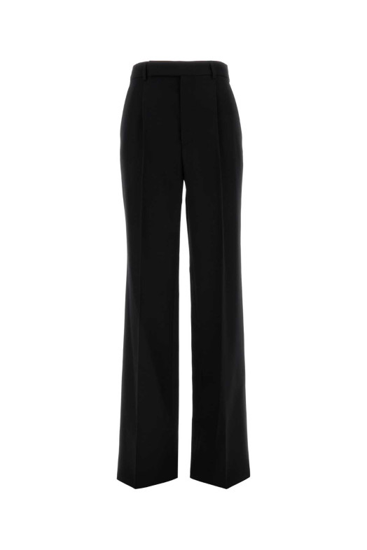 БРЮКИ ОДНОТОННЫЕ Black SAINT LAURENT (A007RLY5J40)