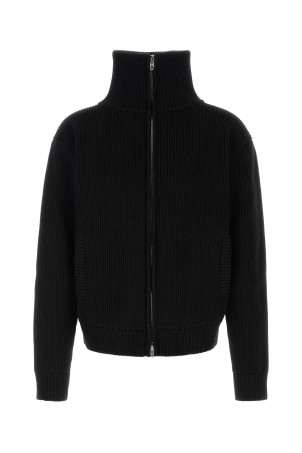Black cotton blend cardigan Black BALENCIAGA (A0092RT3467)