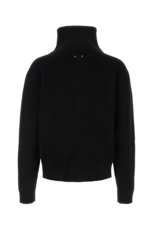 Black cotton blend cardigan Black BALENCIAGA (A0092RT3467)
