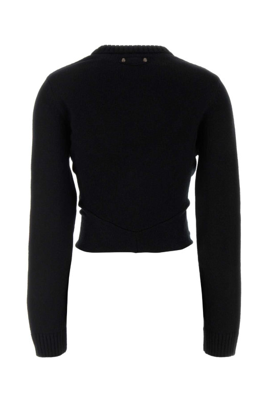 Черный шерстяной свитер Black BALENCIAGA (A0093AT1805)