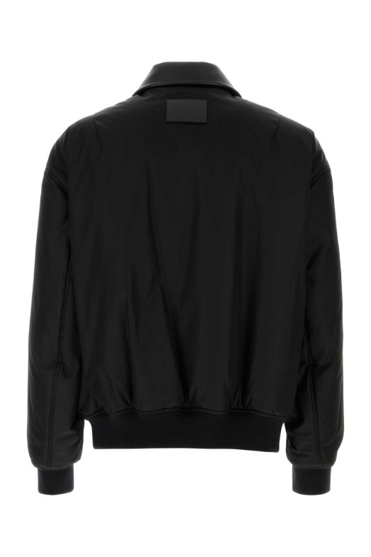 Черная нейлоновая куртка-бомбер BALENCIAGA (A009J9TUO21)