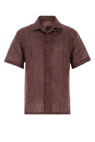 Printed linen shirt BRIONI (SCFR0LPD114)