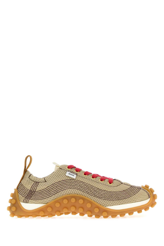 Beige mesh sneakers AMI (USN505AW0003)