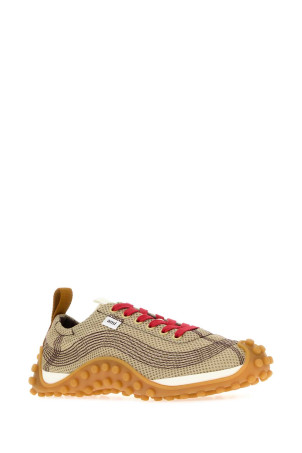 Beige mesh sneakers AMI (USN505AW0003)