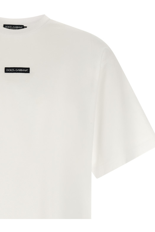Logo patch t-shirt White