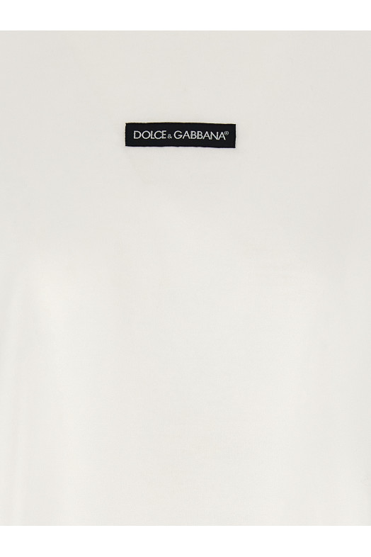 Logo patch t-shirt White