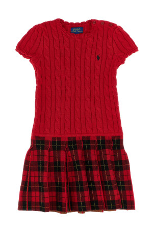 Плетене трикотажне плаття червоного кольору POLO RALPH LAUREN 312B28262001