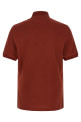 Logo embroidery polo shirt Red