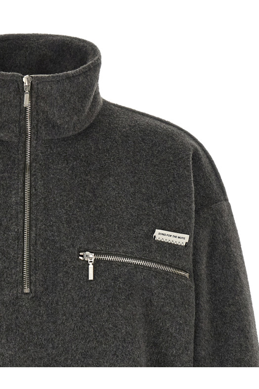 Half-zip sweater Gray
