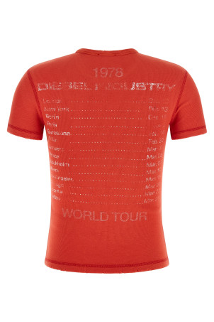 'T-Marsy-Rib-Cry' T-shirt Red
