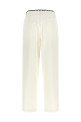 Cotton trousers White