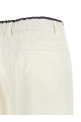 Cotton trousers White