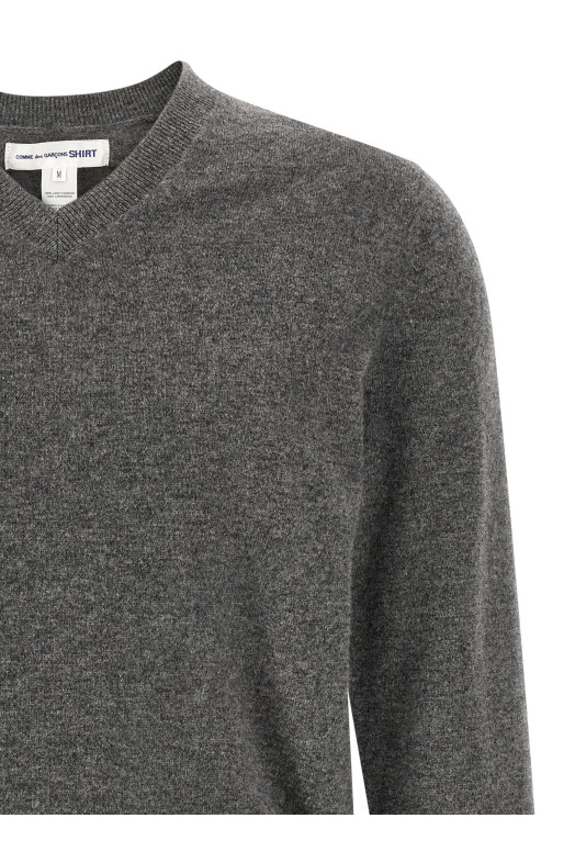 Color-block sweater Gray