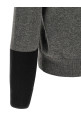 Color-block sweater Gray