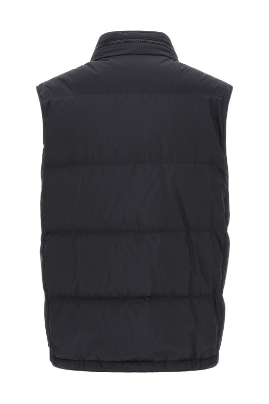 Techno fabric vest Blue