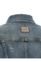 Джинсова куртка «Cross», синя DOLCE & GABBANA F9U67ZG8PG6S9001