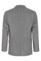 Deconstructed single-breasted blazer Gray