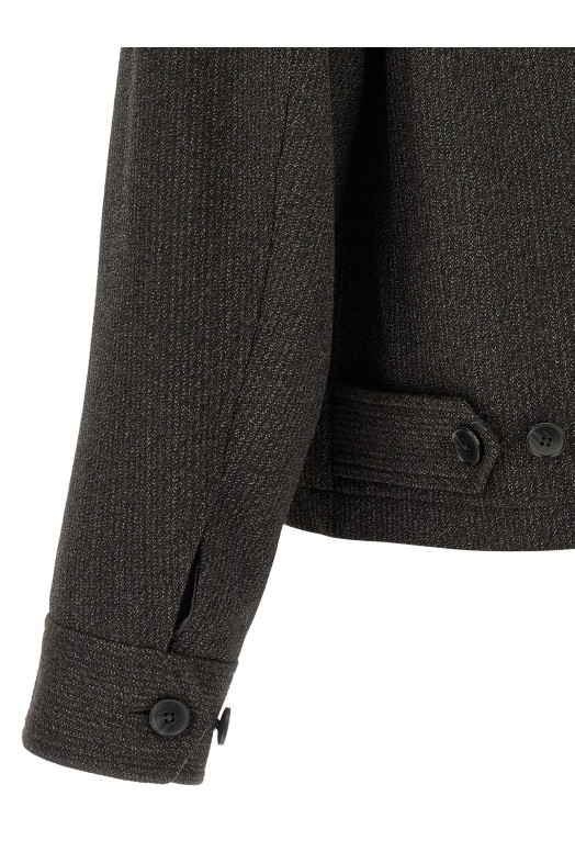 'Mail' jacket Brown