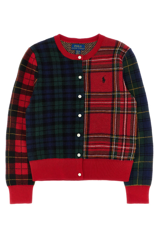 Scottish cardigan and top set Red