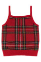 Scottish cardigan and top set Red