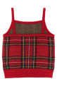 Scottish cardigan and top set Red