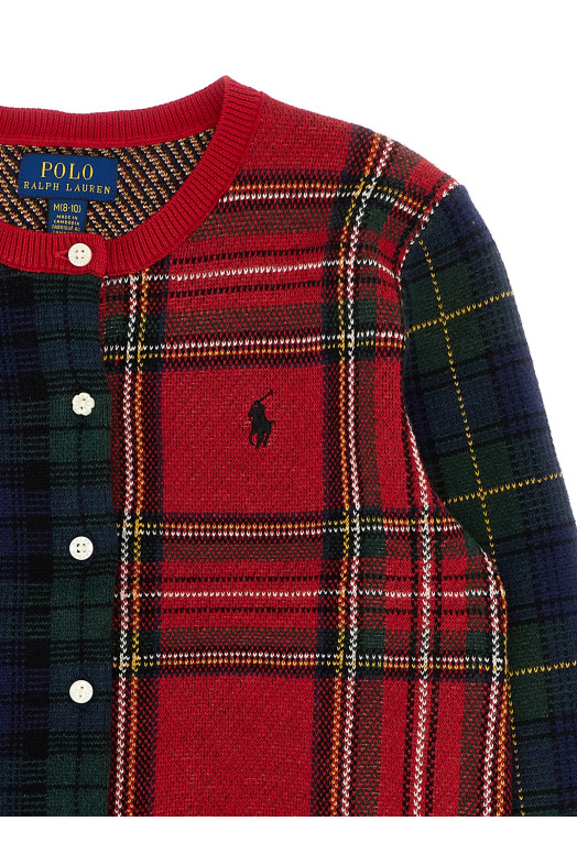 Scottish cardigan and top set Red