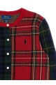 Scottish cardigan and top set Red