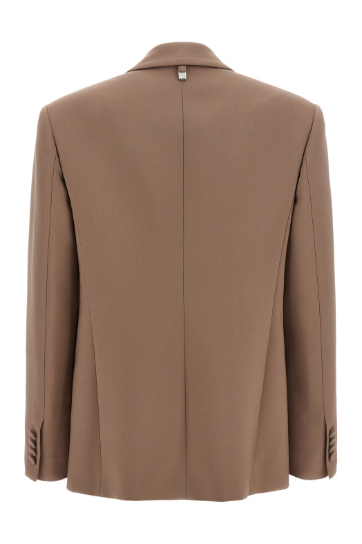 Double-breasted blazer Beige