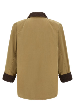 Куртка з вощеної бавовни, бежева UDJU6C111I2BEIGE
