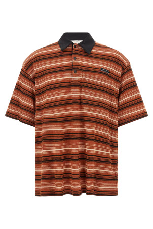 'Gym' polo shirt orange