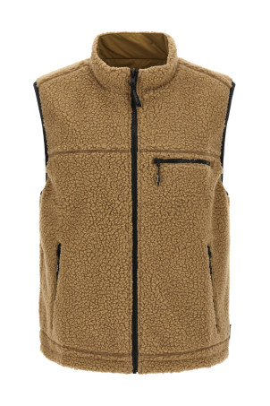 'Sherpa' reversible vest Beige
