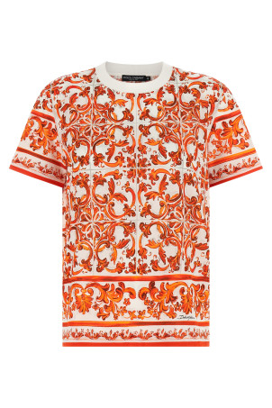 'Maiolica' T-shirt orange