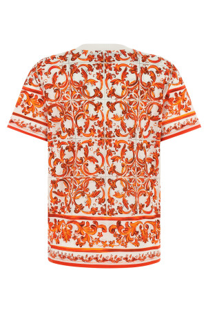 'Maiolica' T-shirt orange