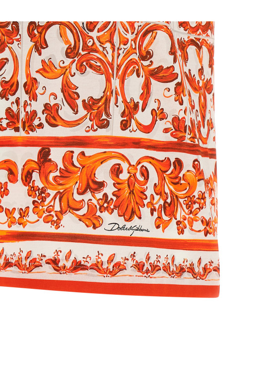 'Maiolica' T-shirt orange