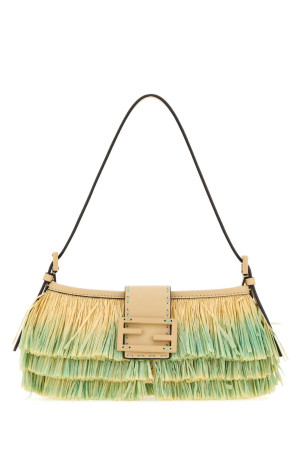 Embellished raffia Baby B shoulder bag FENDI (8BS117AY5D)