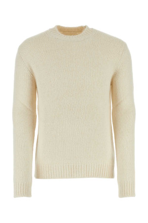 Светр з суміші альпаки кольору слонової кістки JIL SANDER (J22GP0132J14628)