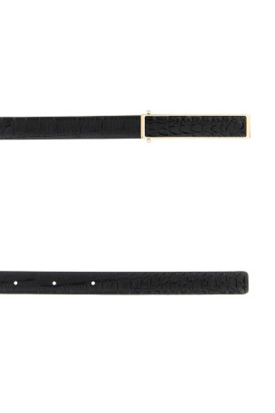 Black leather belt TOM FORD (WB328LCL632P)