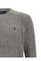 Свитер с плетением, серый POLO RALPH LAUREN 710876762012