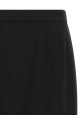 Еластична вовняна спідниця, чорна DOLCE & GABBANA F4DEJTFUBCEN0000