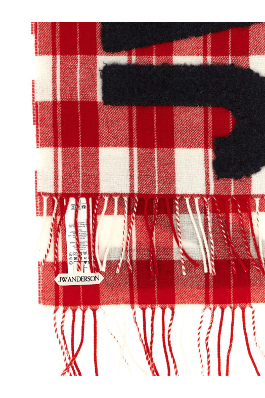 Шарф «Checkered Logo», красный SA0011FA0501462