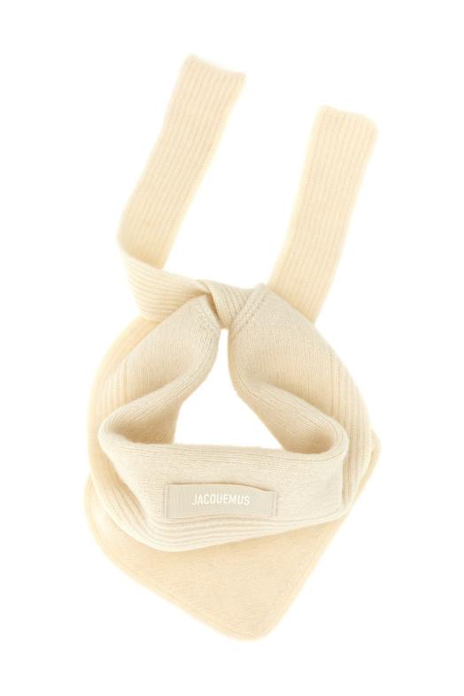 'Le Chale Gros-Grain' bandana White