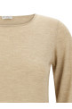 'Scollo A Barchetta In Lurex' sweater Beige