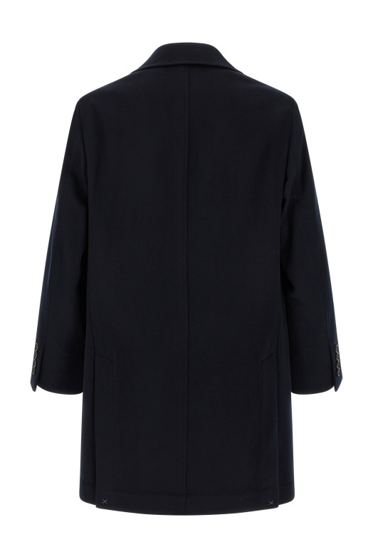 Wool beaver coat Blue