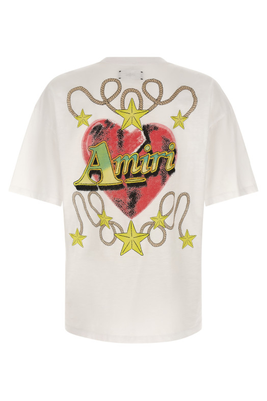 'Amiri Heart' T-shirt White
