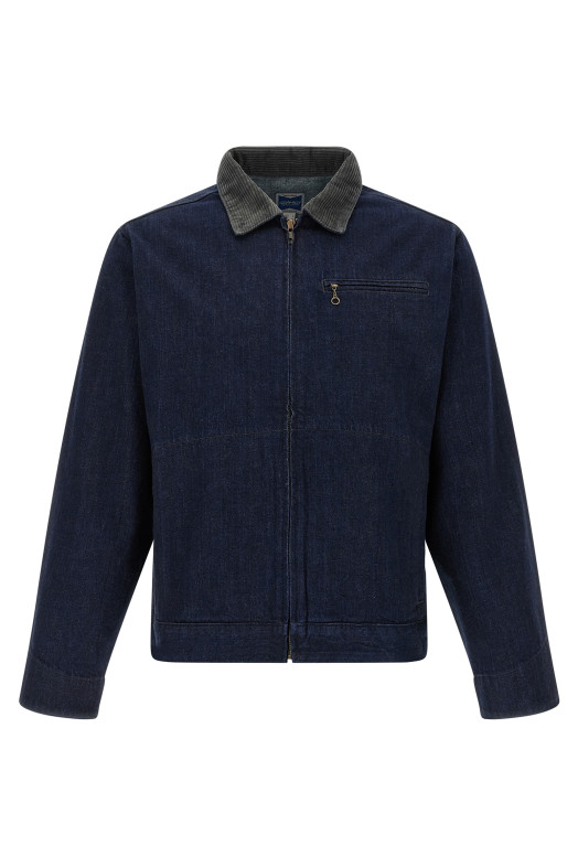 Куртка «Japanese Denim Trucker», синяя G6FMJ029RINSEDINDIGO