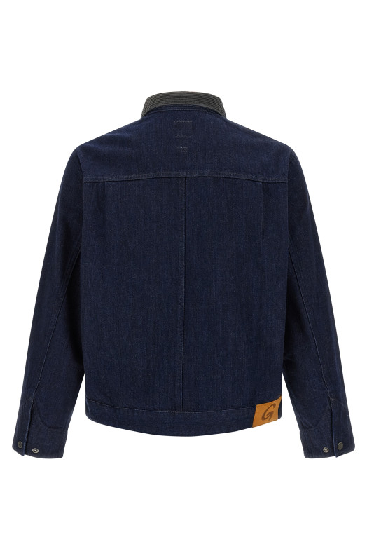 Куртка «Japanese Denim Trucker», синяя G6FMJ029RINSEDINDIGO