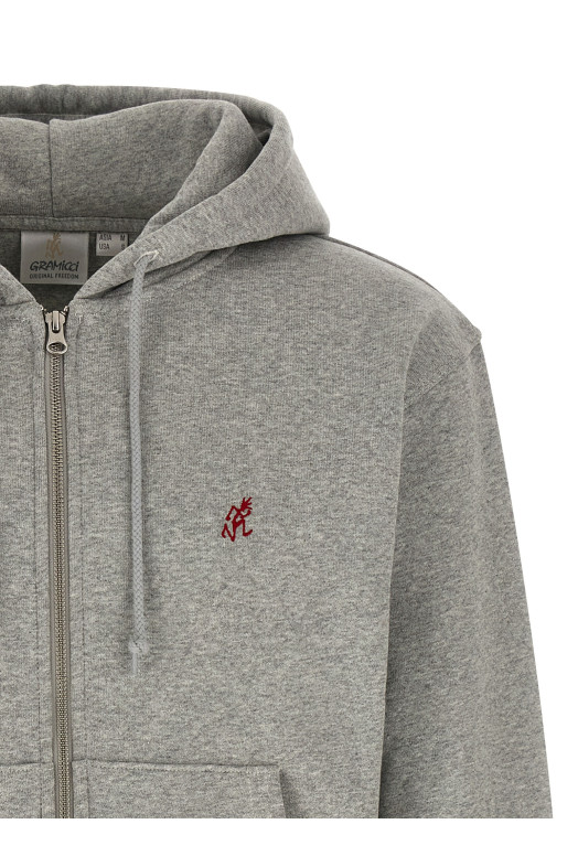 'One Point' hoodie Gray