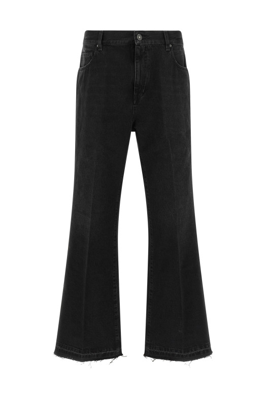 Flared leg jeans Black