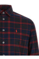 Шотландская рубашка синего цвета POLO RALPH LAUREN 211B23715001